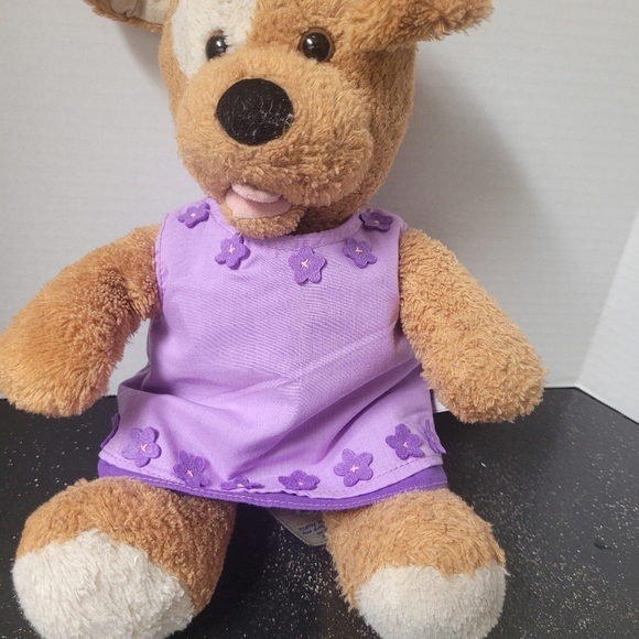 Pinafore Dress Fits Most 14" - 18" BAB and Make Your Own Stuffed Animal - Picture 1 of 4